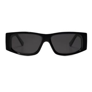 Rectangle Polarized Fashion Rave Sunglasses SJ2228 Black